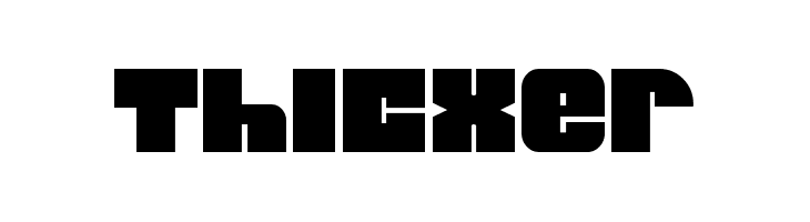 Thicxer  Free Fonts Download