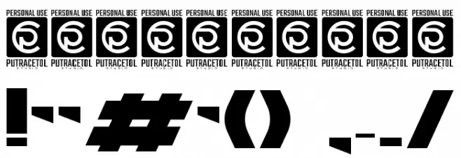 Thicxer Font OTHER CHARS