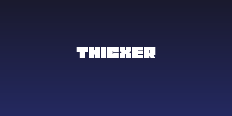 Thicxer Social Header