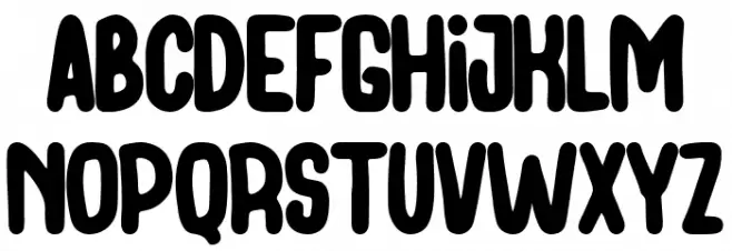 Thie Frutti फ़ॉन्ट अपरकेस