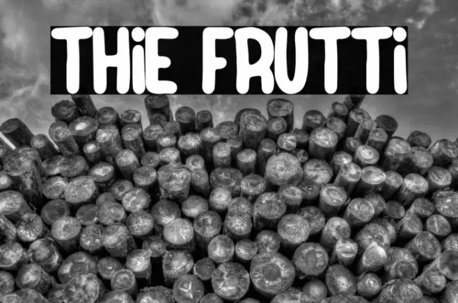 Thie Frutti Font examples