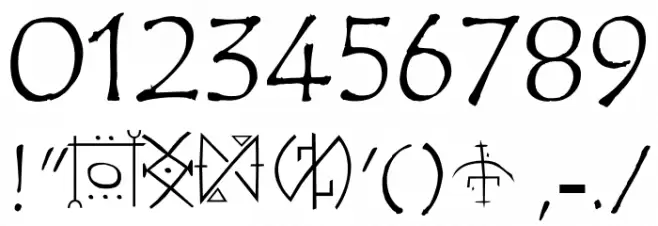 Thief by The Riddler Font OTHER CHARS