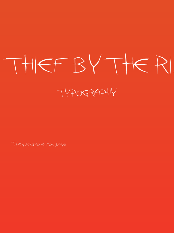 Thief by The Riddler Poster