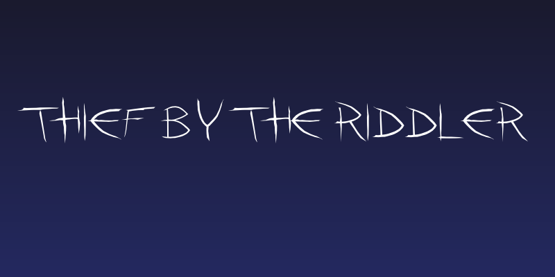 Thief by The Riddler Social Header