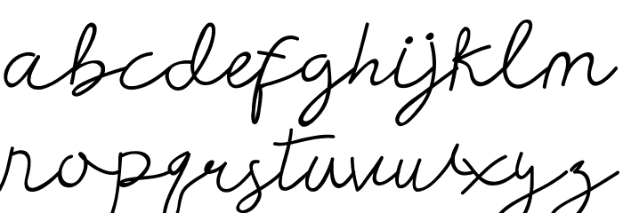Thifa DEMO Font LOWERCASE