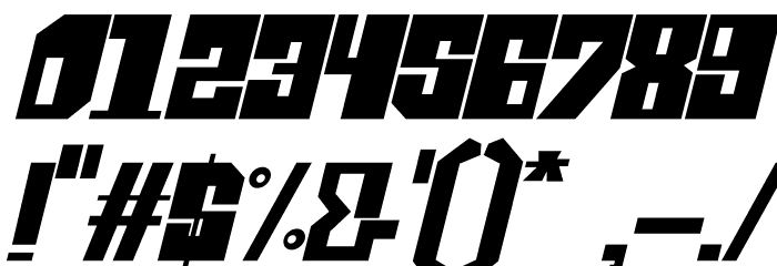 Thifloss Italic Font OTHER CHARS