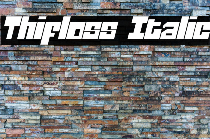 Thifloss Italic Example 2