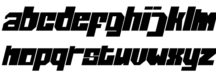 Thifloss Italic Font LOWERCASE