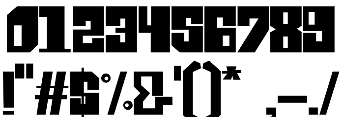 Thifloss Font OTHER CHARS