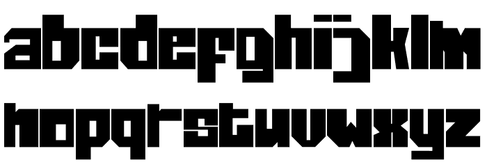 Thifloss Font LOWERCASE