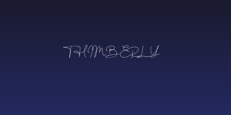 Thimberly Social Header