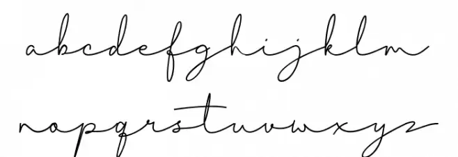 Thimberly خط أحرف صغيرة