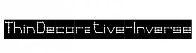 Thin Decorative-Inverse  Descarca Fonturi Gratis
