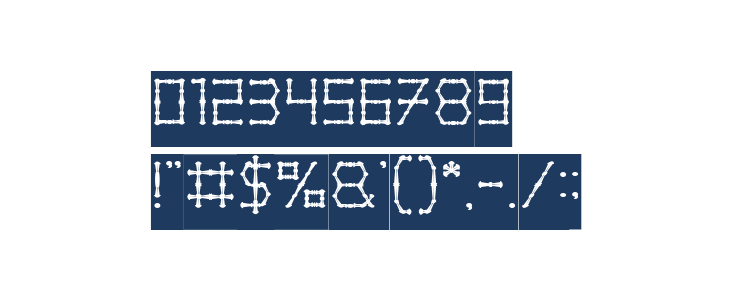 Thin Decorative-Inverse Other Characters