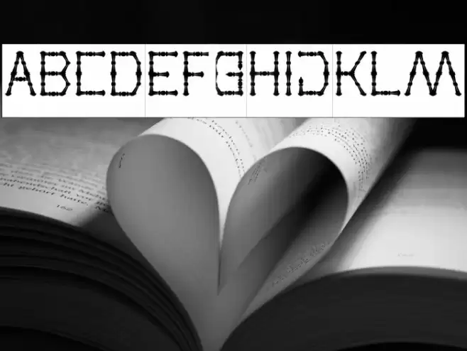 Thin Decorative-Inverse Font examples