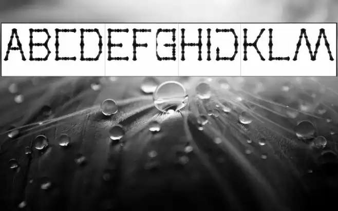 Thin Decorative-Inverse Font examples