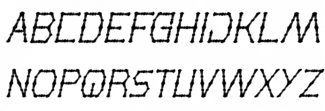 Thin Decorative Italic Fonte MAIÚSCULAS