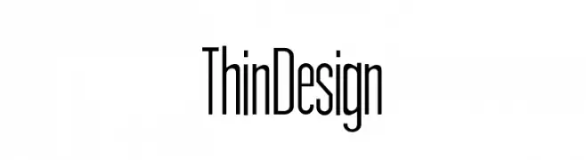 Thin Design  Frei Schriftart Herunterladen