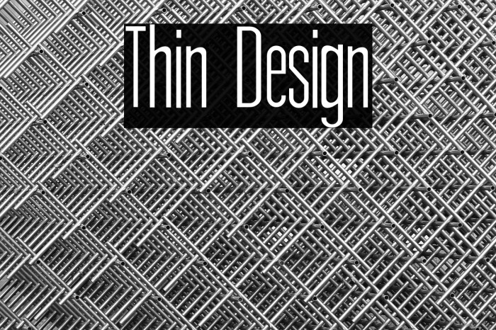 Thin Design Example 3