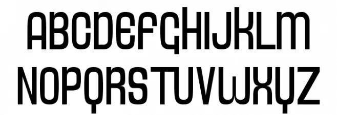 Thin Dime Schriftart Groß