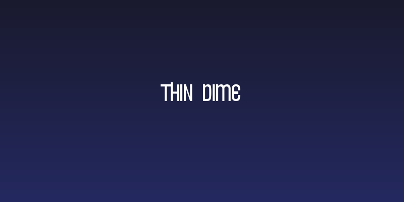 Thin Dime Social Header