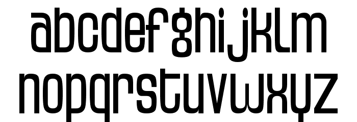 Thin Dime フォント 小文字