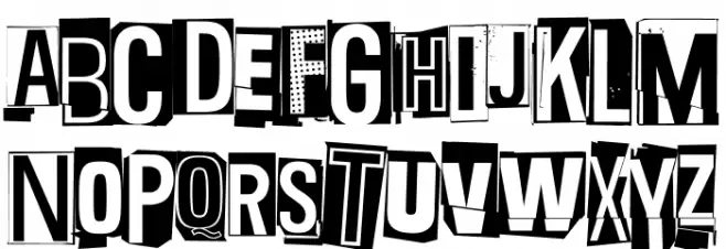 Thin Four Down Three Crazy Pink Zero Schriftart Groß