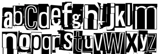 Thin Four Down Three Crazy Pink Zero Font LOWERCASE