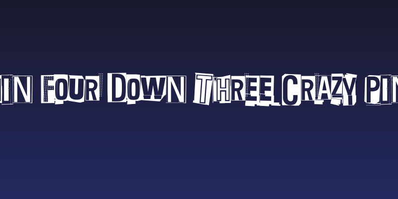 Thin Four Down Three Crazy Pink Social Header