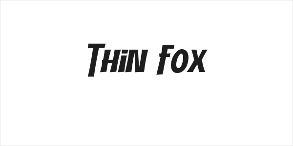 Thin Fox Logo