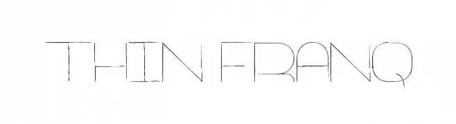 Thin Franq  Frei Schriftart Herunterladen