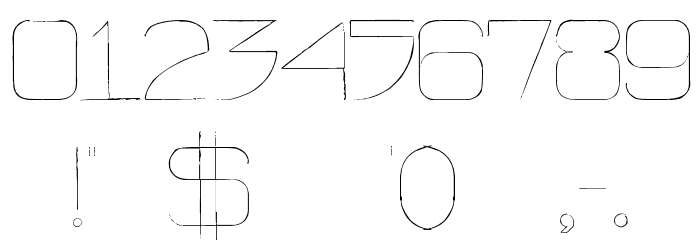 Thin Franq Font OTHER CHARS