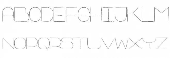 Thin Franq フォント 大文字