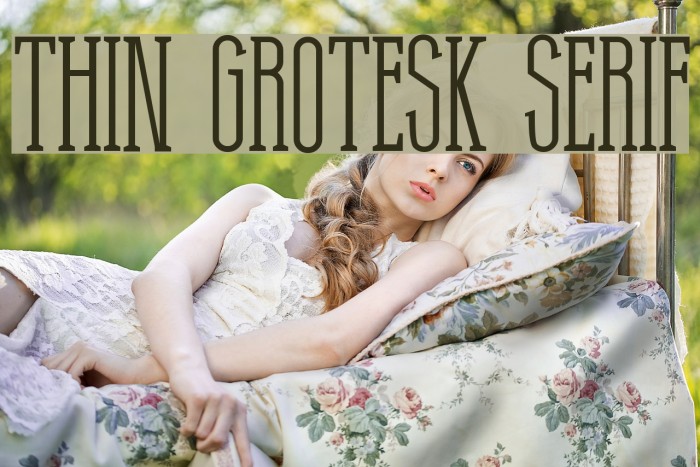 Thin Grotesk Serif Example 2