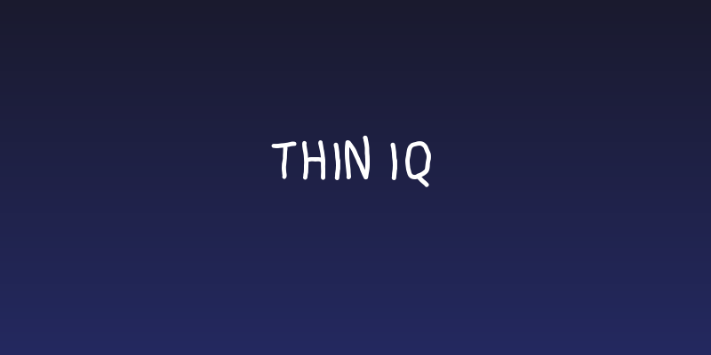 Thin IQ Social Header