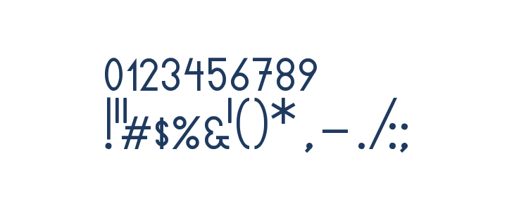 Thin Lines and Curves Other Characters