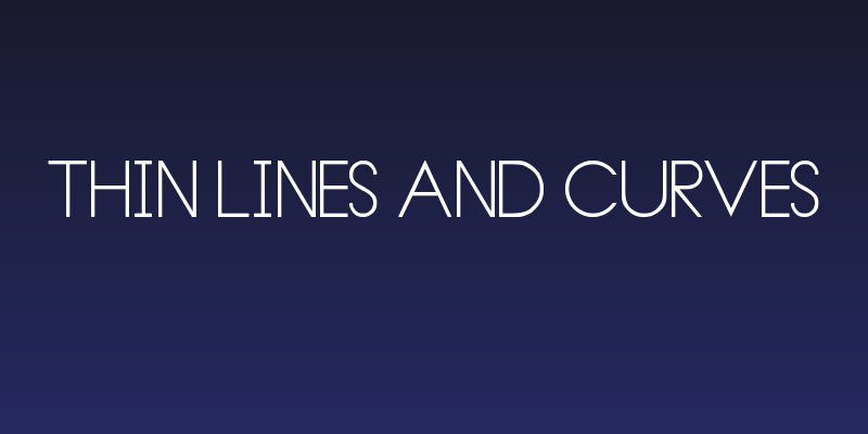 Thin Lines and Curves Social Header