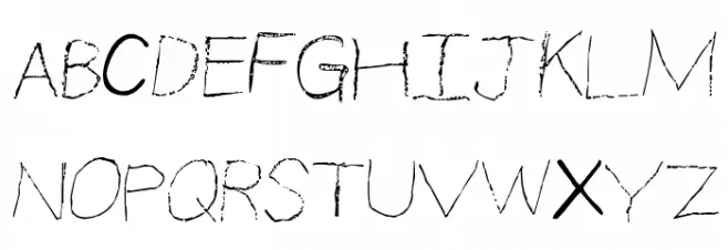 Thin Pencil Handwriting Шрифта ВЕРХНИЙ