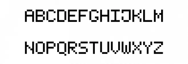 Thin Pixel-7 フォント 大文字