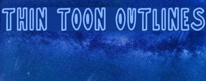 Thin Toon Outlines Example 1