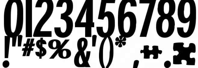 ThinAir Font OTHER CHARS