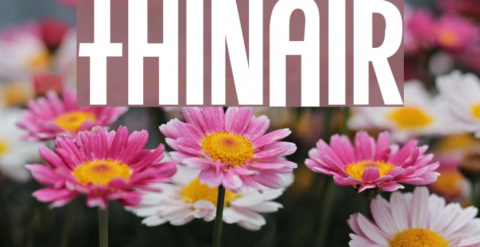 ThinAir Шрифта examples