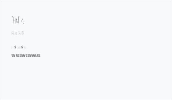 ThinFine Business Card