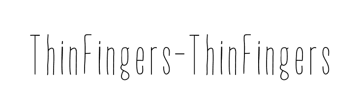 ThinFingers-ThinFingers  नि: शुल्क फ़ॉन्ट्स डाउनलोड