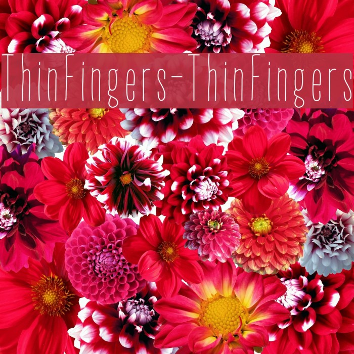 ThinFingers-ThinFingers Font examples