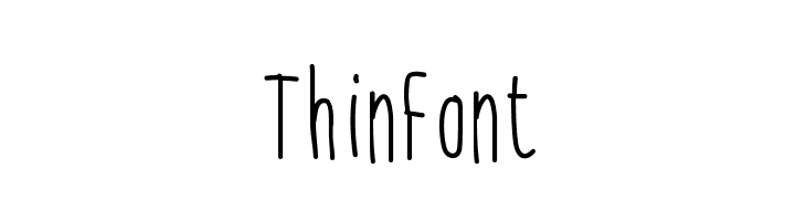 ThinFont  Free Fonts Download