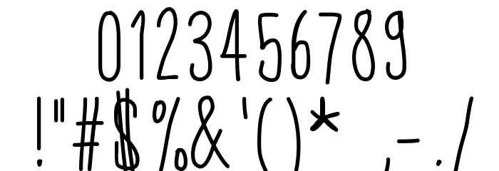 ThinFont フォント その他の文字