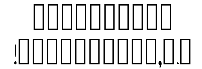 ThinHand Font OTHER CHARS