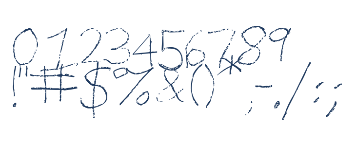 ThinPencilHandwriting Other Characters