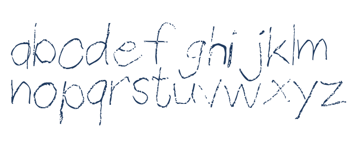 ThinPencilHandwriting Lowercase